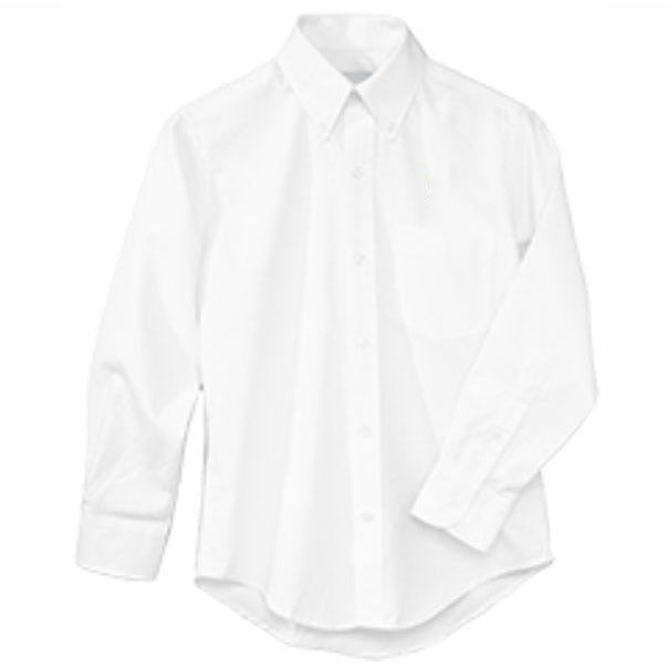 Long Sleeve Oxford Shirt (No Logo) Simplified