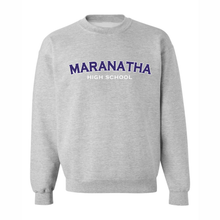 Load image into Gallery viewer, Crewneck Sweatshirt w/ Large Maranatha Heatseal Logo
