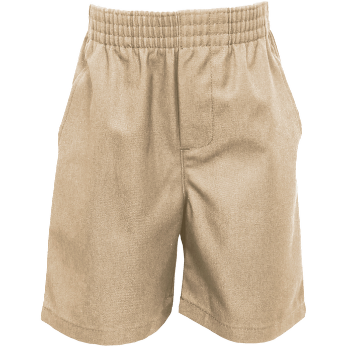 Khaki Pull On Shorts