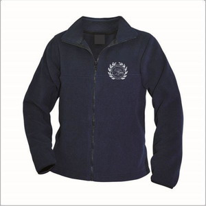 Full Zip Navy Polar Fleece w/American Martyrs Embroidered logo