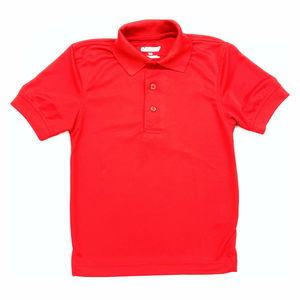 Basic Dri-fit Polo w/St. Irenaeus Heatseal Logo