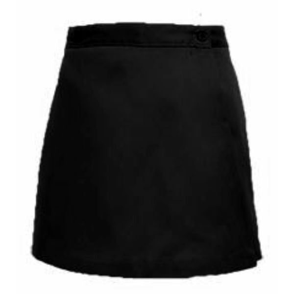 Black Wrap Skort Grades TK-8