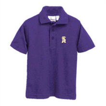 Load image into Gallery viewer, Knit Unisex Polo w/ St. Anthony Parish School logo Grades TK-8
