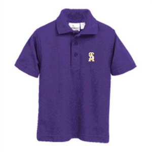 Knit Unisex Polo w/ St. Anthony Parish School logo Grades TK-8