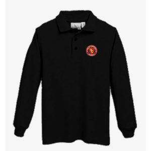 Basic Long Sleeve Knit Polo w/ Valley Christian Cerritos Fiberlok Logo