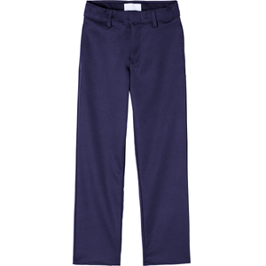 Boys Navy Twill Flat Front Pants Mandatory For Mass Grades K-8