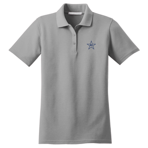 Girls Fitted Knit Polo w/Mary Star Elementary logo