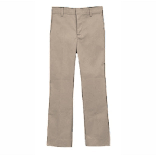 Boy's Flat Front Pants - Khaki