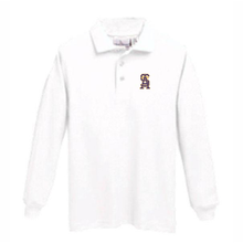 Load image into Gallery viewer, Long Sleeve Knit Polo w/ St. Anthony Parish School logo Grades Tk-8
