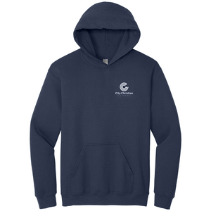 Hooded Sweatshirt w/ City Christian Fiberlok Logo