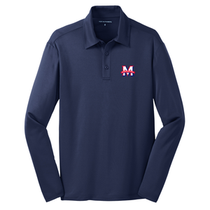 Basic Long Sleeve Knit Polo w/ Maranatha Fiberlok Logo