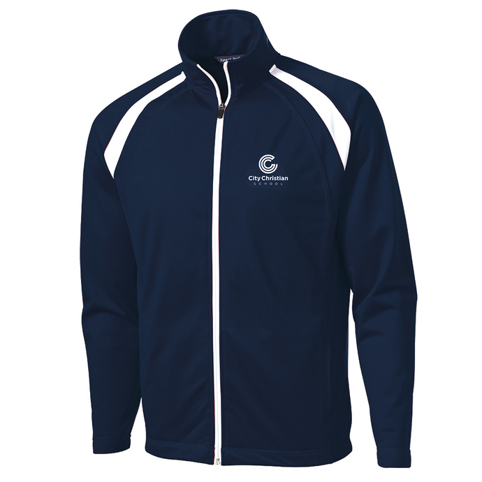 Track Jacket w/ City Christian Fiberlok Logo