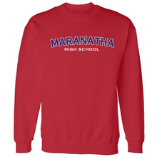 Load image into Gallery viewer, Crewneck Sweatshirt w/ Large Maranatha Heatseal Logo
