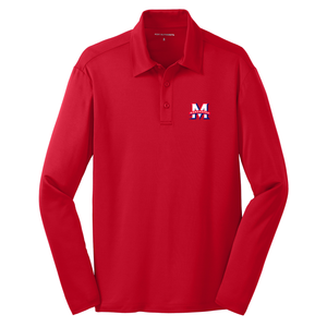 Basic Long Sleeve Knit Polo w/ Maranatha Fiberlok Logo