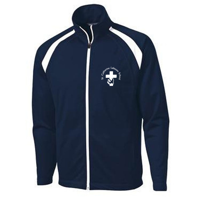 Track Jacket w/ St. Catherine Embroidered Logo Grades TK-8