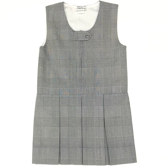 Girl's Jumper - St. Anthony Elementary School Black and White Plaid