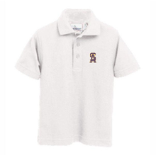 Load image into Gallery viewer, Knit Unisex Polo w/ St. Anthony Parish School logo Grades TK-8
