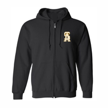 Load image into Gallery viewer, Zip Hood Sweatshirt w/ St. Anthony heatseal logo Grades TK-8
