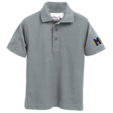 Load image into Gallery viewer, Basic Knit Polo w/ Mary Star High Embroidered Logo Grades 9-12
