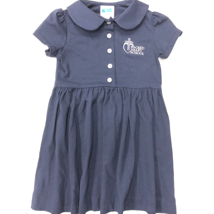 Polo Dress w/ Sacred Heart Embroidered Logo Preschool