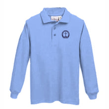 Load image into Gallery viewer, Basic Long Sleeve Knit Polo W/ St. Aloysius Logo Grades K-8
