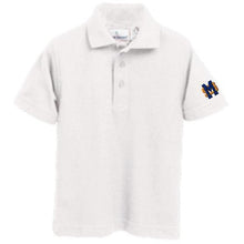 Load image into Gallery viewer, Basic Knit Polo w/ Mary Star High Embroidered Logo Grades 9-12
