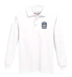 Long sleeve Knit Polo w/ OLPH Embroidered Logo Grades PS-8