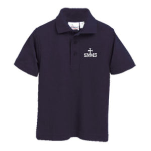 Basic Knit Polo w/ St. Margaret Mary Embroidered Logo Grades TK-8