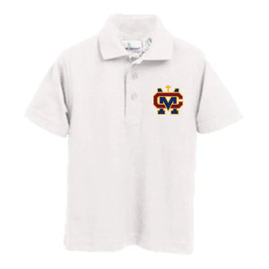 Basic Knit Polo w/ Cantwell Sacred Heart Embroidered Logo Grades 9-12