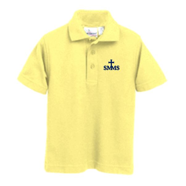 Basic Knit Polo w/ St. Margaret Mary Embroidered Logo Grades TK-8