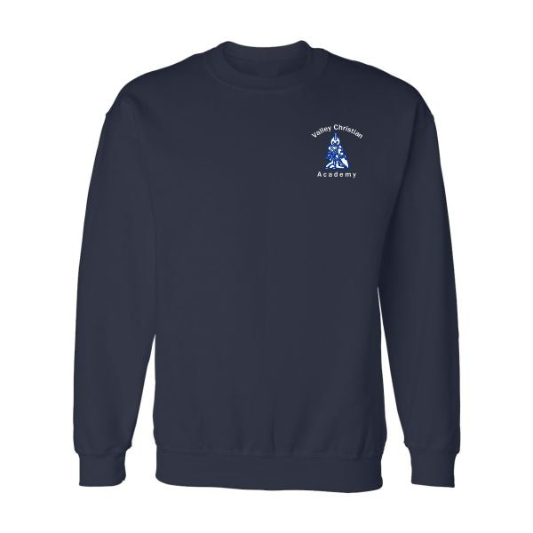 Crewneck Sweatshirt w/ Valley Christian Heatseal Logo Grades PK-8