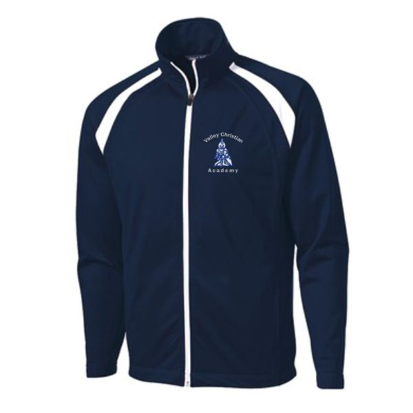 Track Jacket w/ Valley Christian Embroidered Logo Grades PK-8